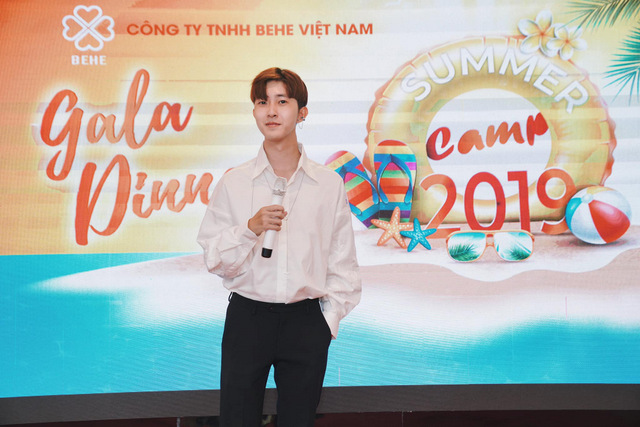 Nguyễn Ngọc Duy tại sự kiện Summer Camp 2019 của công ty TNHH BEHE Việt Nam